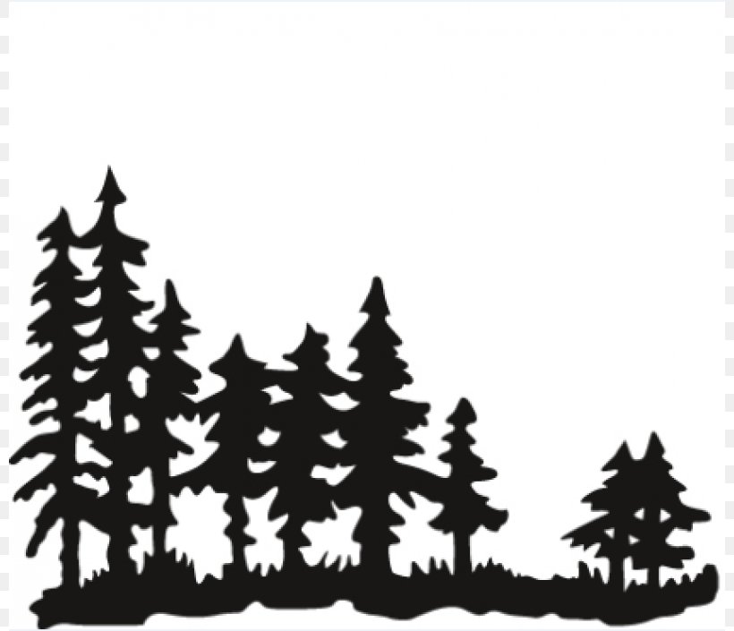 Paper Die Cutting Pine Tree, PNG, 800x705px, Paper, Black And White, Christmas Decoration, Christmas Tree, Conifer Download Free