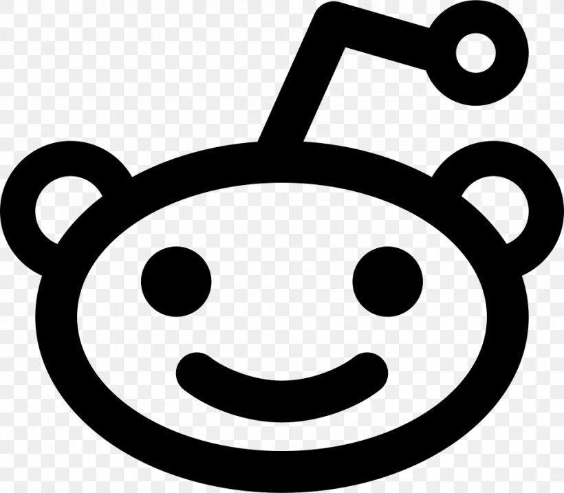 Reddit Logo, PNG, 980x858px, Reddit, Black And White, Face, Facial Expression, Happiness Download Free