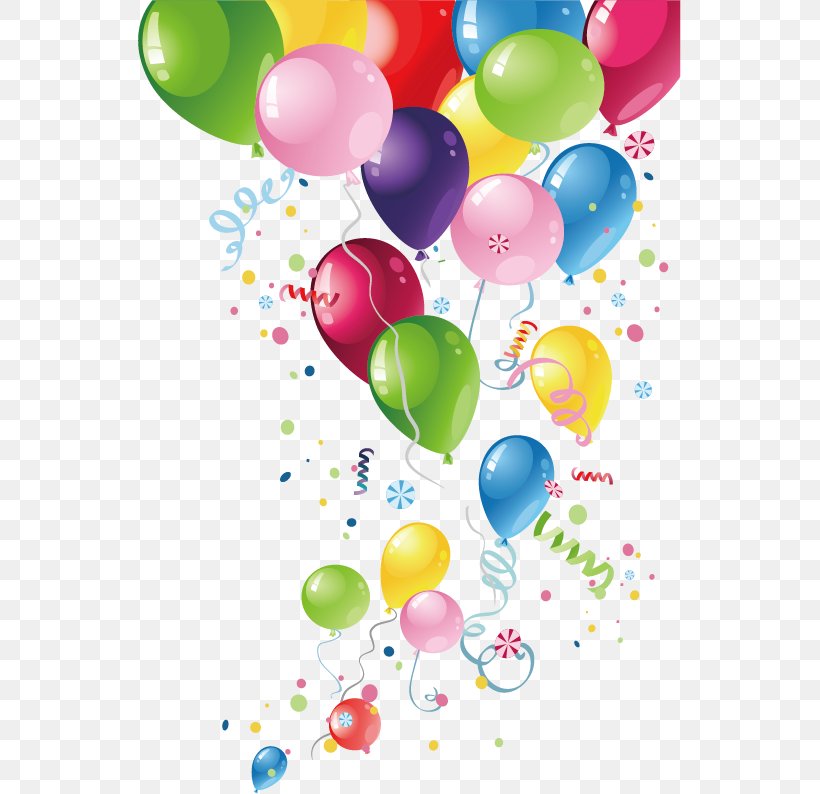 Happy Birthday To You Balloon Greeting Card, PNG, 543x794px, Birthday ...