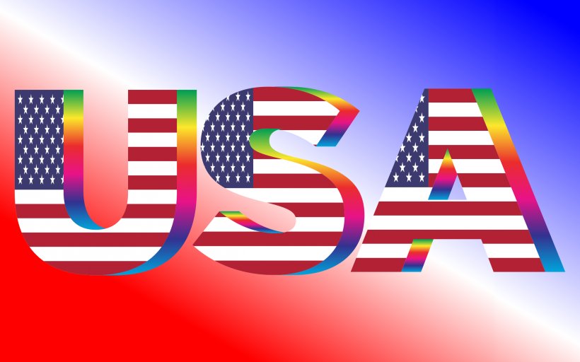 Flag Of The United States Typography Clip Art, PNG, 2400x1500px, United States, Brand, Flag, Flag Of The United States, Letter Download Free