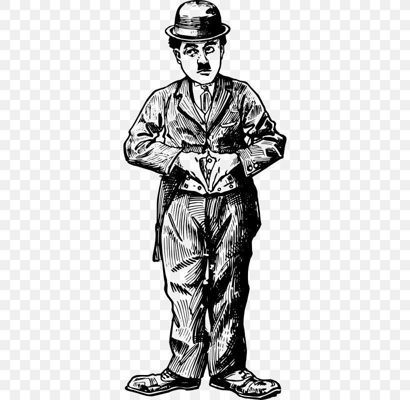 Actor Drawing Clip Art, PNG, 328x800px, Actor, Art, Black And White, Cartoon, Charlie Chaplin Download Free