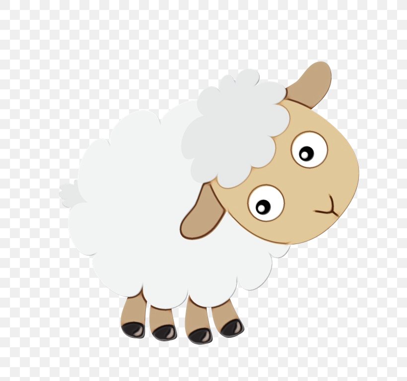 Cartoon Sheep Sheep Nose Clip Art, PNG, 818x768px, Watercolor, Animation, Cartoon, Goatantelope, Goats Download Free