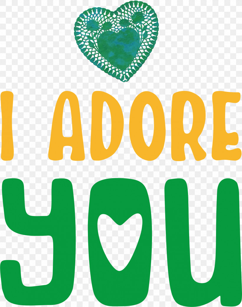 I Adore You Valentines Day Quotes Valentines Day Message, PNG, 2367x3000px, Logo, Adore You, Cricut, Green, Meter Download Free