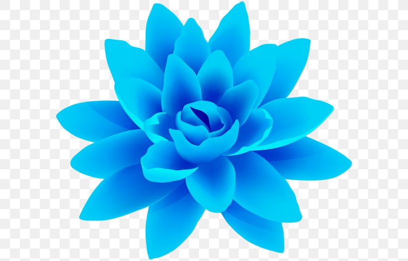 Blue Flower Clip Art Image, PNG, 600x525px, Blue, Aqua, Artificial Flower, Floral Design, Flower Download Free