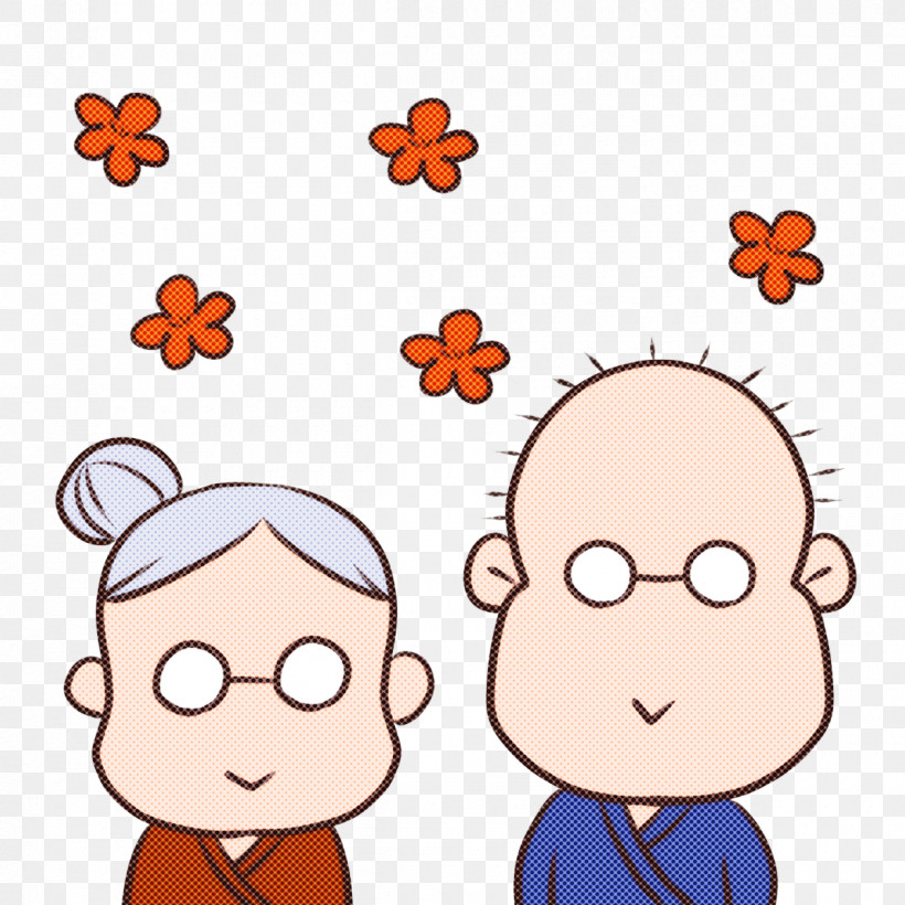 Emoticon, PNG, 1200x1200px, Grandparents Cartoon, Behavior, Cartoon, Character, Emoticon Download Free