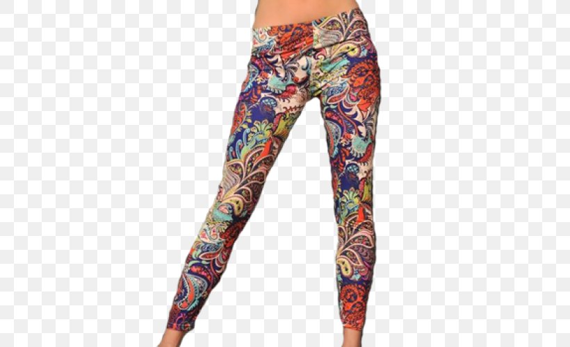 Leggings Paisley Pants Amazon.com Tights, PNG, 500x500px, Watercolor, Cartoon, Flower, Frame, Heart Download Free