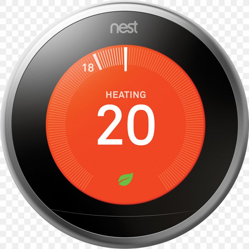 Nest Learning Thermostat Nest Labs Smart Thermostat Home Automation Kits, PNG, 1024x1024px, Nest Learning Thermostat, Air Source Heat Pumps, Amazon Alexa, Brand, Electronics Download Free