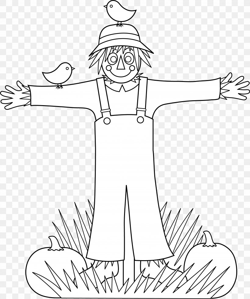 Scarecrow Drawing Clip Art, PNG, 7009x8360px, Scarecrow, Arm, Art, Artwork, Black And White Download Free