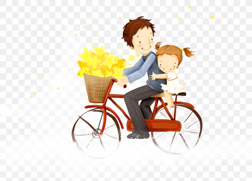 Fathers Day August 8 Child Baby Transport, PNG, 3071x2215px, Fathers Day, Art, August 8, Baby Transport, Bicycle Download Free