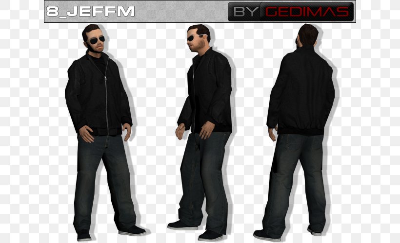 Grand Theft Auto: San Andreas San Andreas Multiplayer Claude Mod Los Santos, PNG, 640x500px, Grand Theft Auto San Andreas, Blog, Claude, Clothing, Formal Wear Download Free