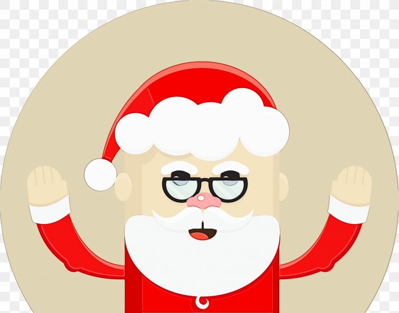 Cartoon Christmas Hat, PNG, 1864x1464px, Santa Claus, Cartoon, Chemical Element, Christmas Day, Christmas Ornament Download Free