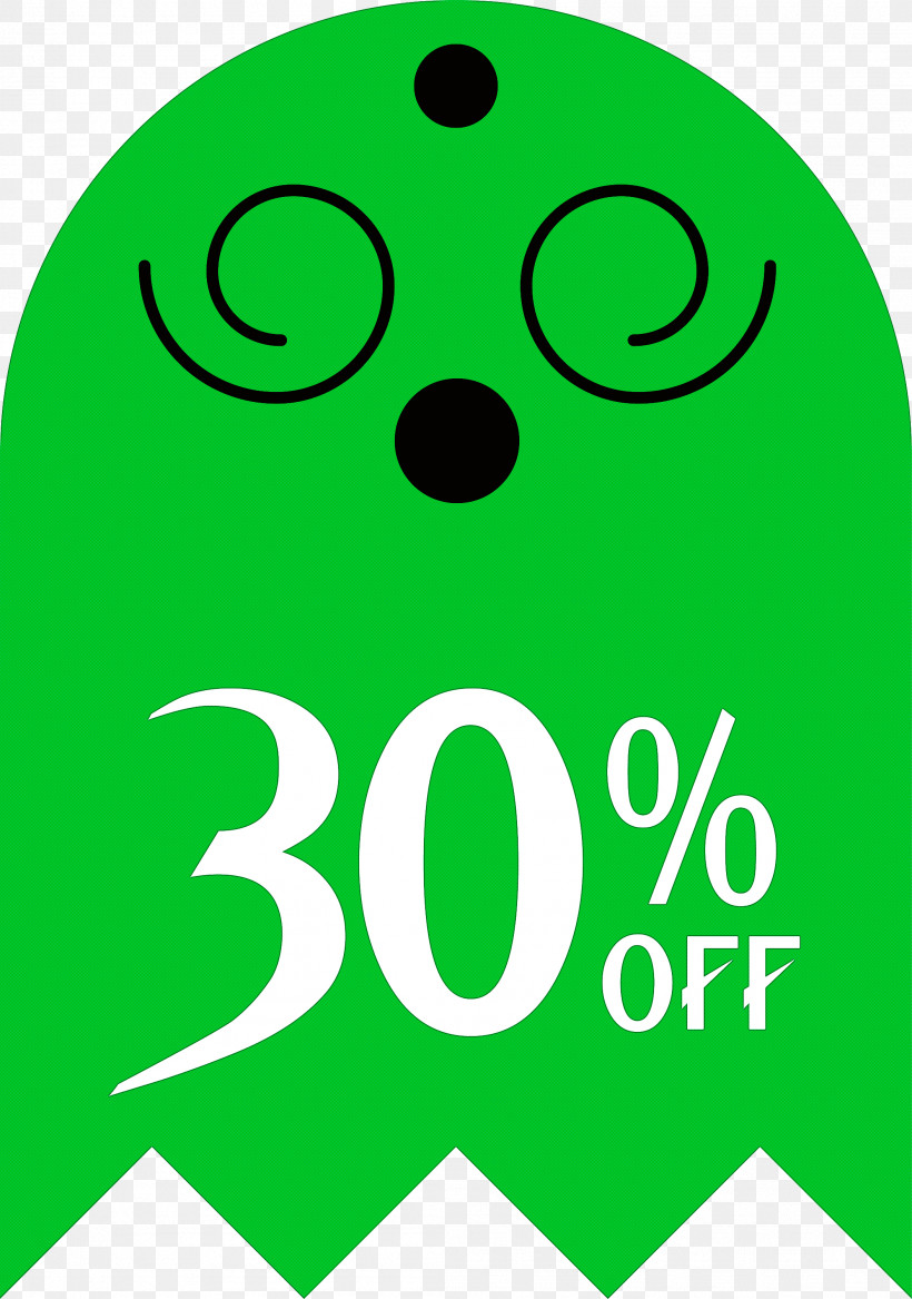 Halloween Discount 30% Off, PNG, 2107x3000px, 30 Off, Halloween Discount, Area, Discounts And Allowances, Green Download Free