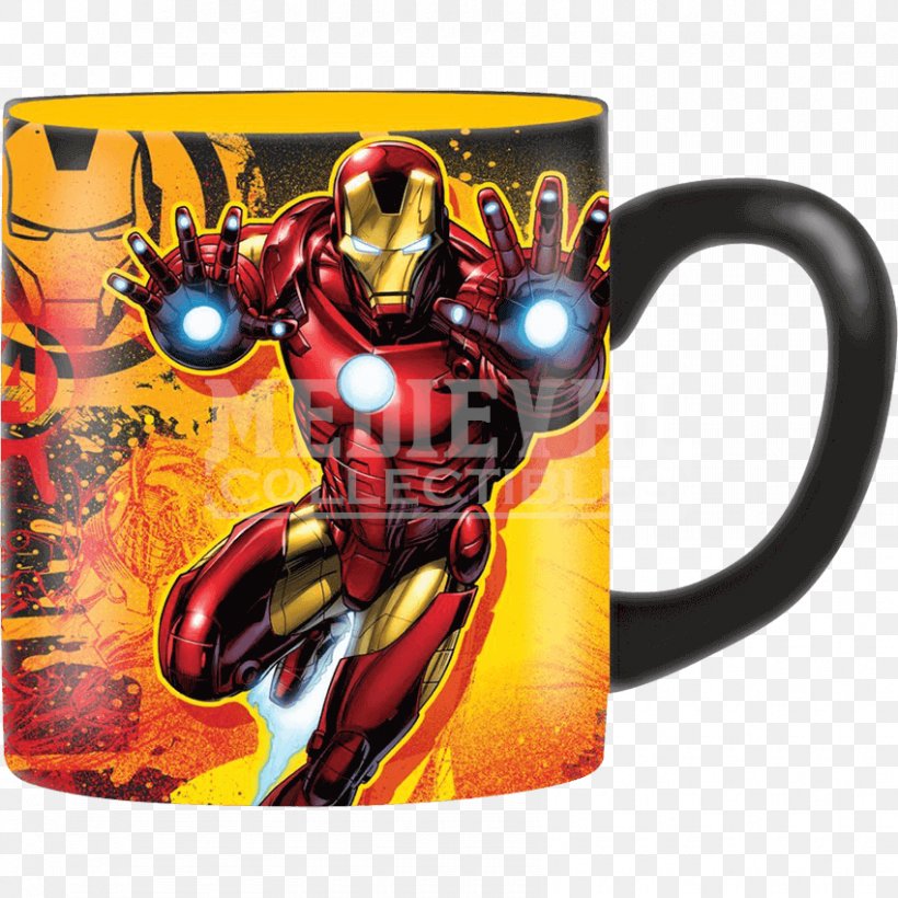 Magic Mug Ceramic Coffee Cup Iron Man, PNG, 850x850px, Watercolor, Cartoon, Flower, Frame, Heart Download Free