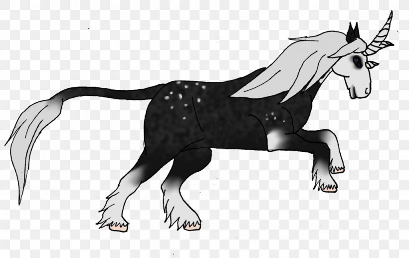 Mane Mustang Pack Animal Dog Canidae, PNG, 1024x646px, Mane, Art, Black And White, Canidae, Carnivora Download Free