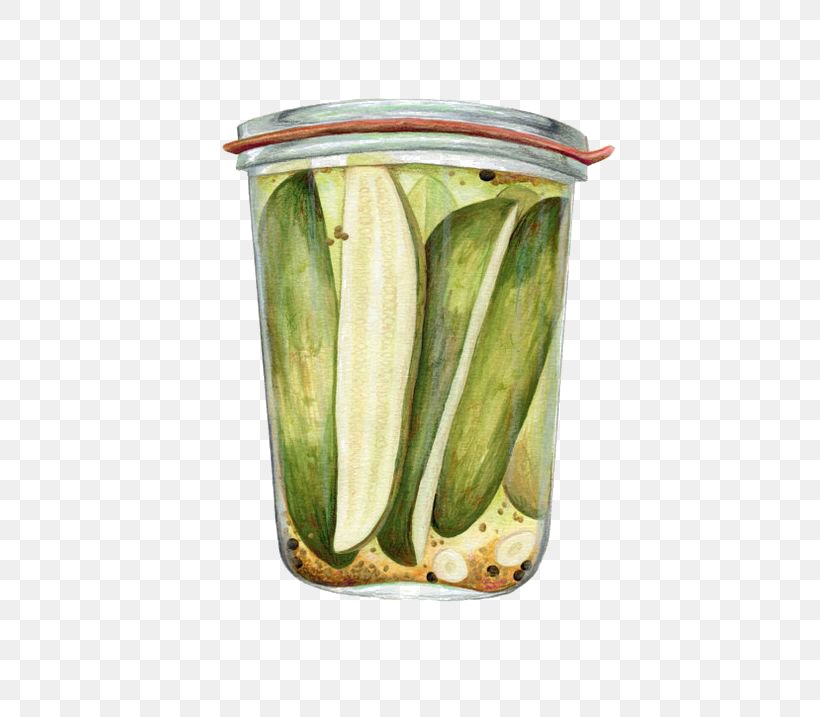 Mixed Pickle Pickled Cucumber Food Painting Illustration, PNG, 564x717px, Mixed Pickle, Art, Bowl, Drawing, Flowerpot Download Free