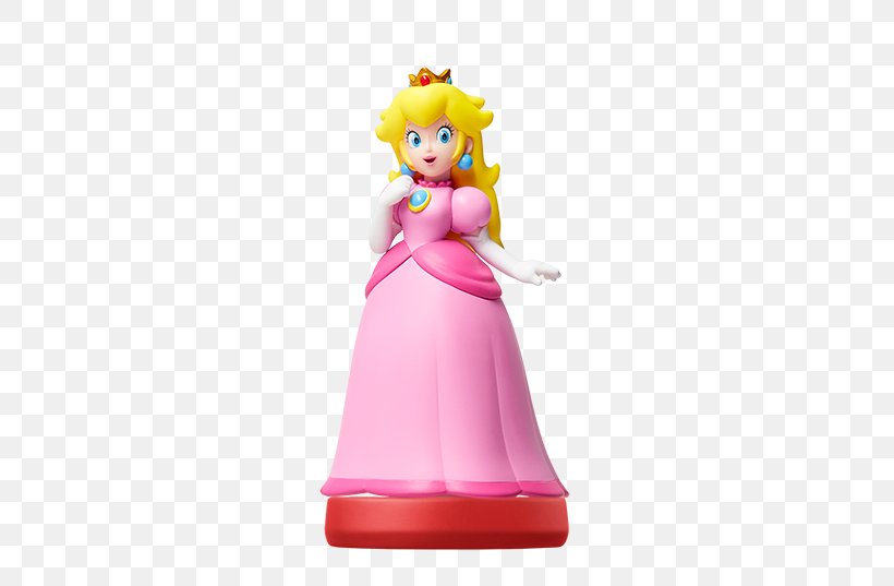 Super Mario Bros. Princess Peach Wii U, PNG, 500x537px, Super Mario Bros, Amiibo, Doll, Fictional Character, Figurine Download Free