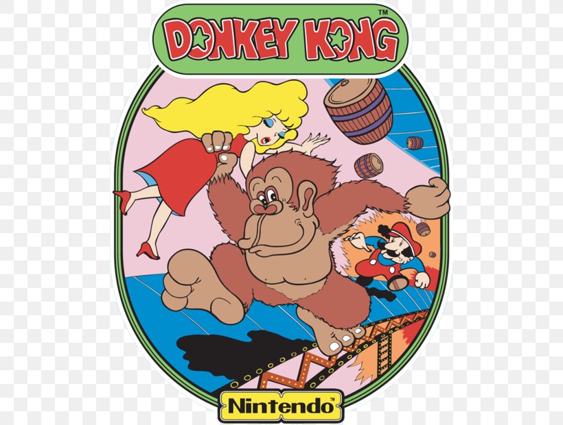 Donkey Kong Jr. Donkey Kong: Barrel Blast Crazy Kong Golden Age Of Arcade Video Games, PNG, 500x620px, Donkey Kong, Arcade Cabinet, Arcade Game, Area, Artwork Download Free