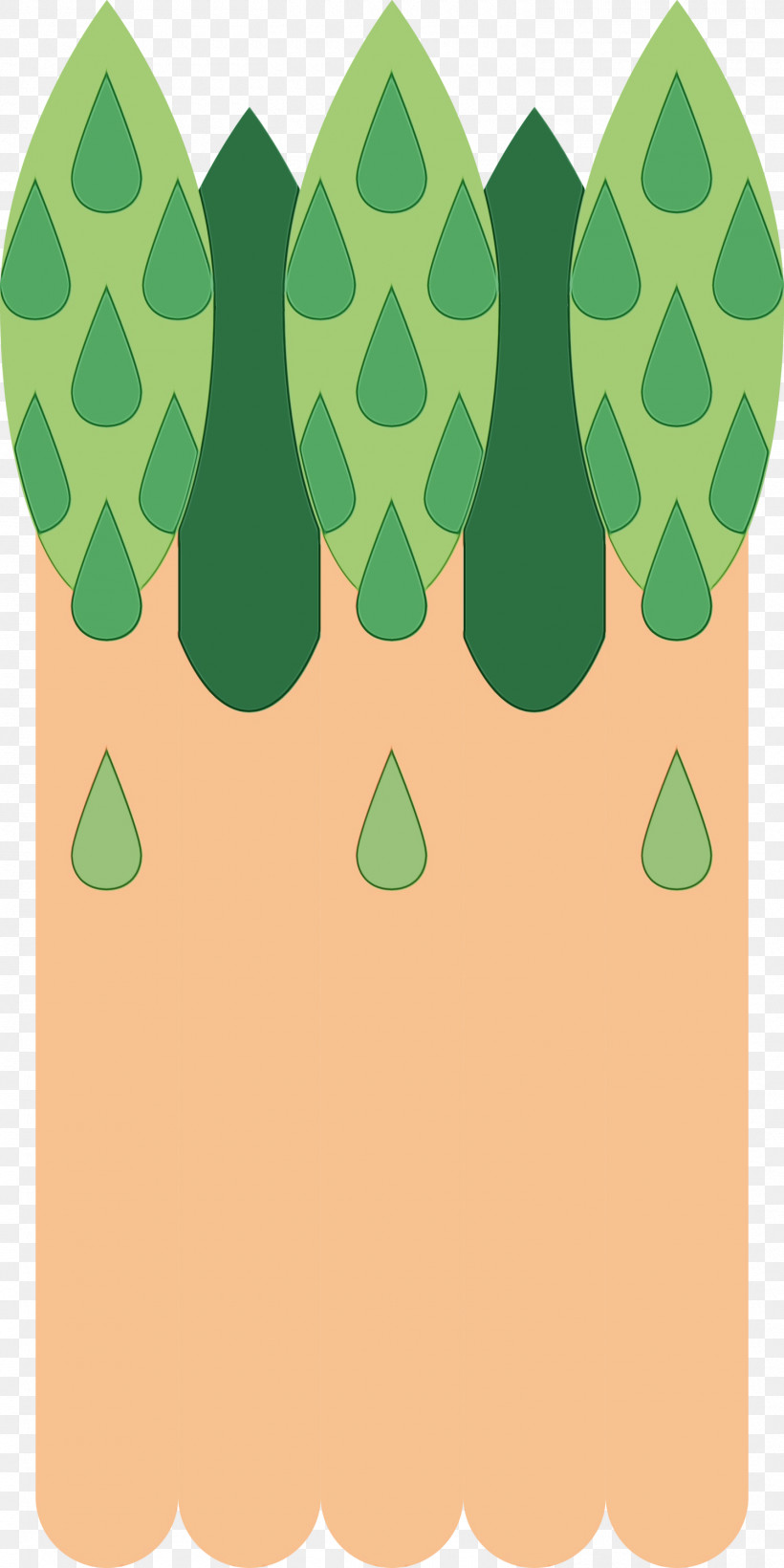 Green Yellow Pattern, PNG, 1500x3000px, Asparagus, Green, Paint, Watercolor, Wet Ink Download Free