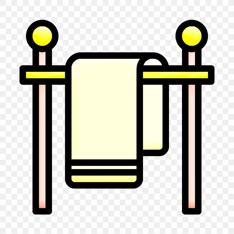 Home Equipment Icon Clothes Line Icon, PNG, 1152x1154px, Home Equipment Icon, Clothes Line Icon, Line, Yellow Download Free