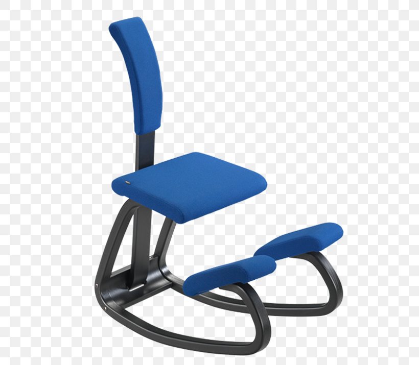 Kneeling Chair Varier Furniture AS Office & Desk Chairs, PNG, 715x715px, Kneeling Chair, Blue, Chair, Comfort, Electric Blue Download Free