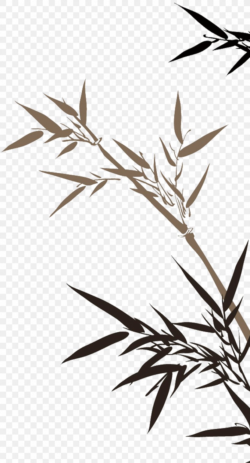 Bamboo Painting Drawing Bamboo Painting, PNG, 1015x1874px, Bamboo, Art, Bamboe, Bamboo Painting, Black And White Download Free