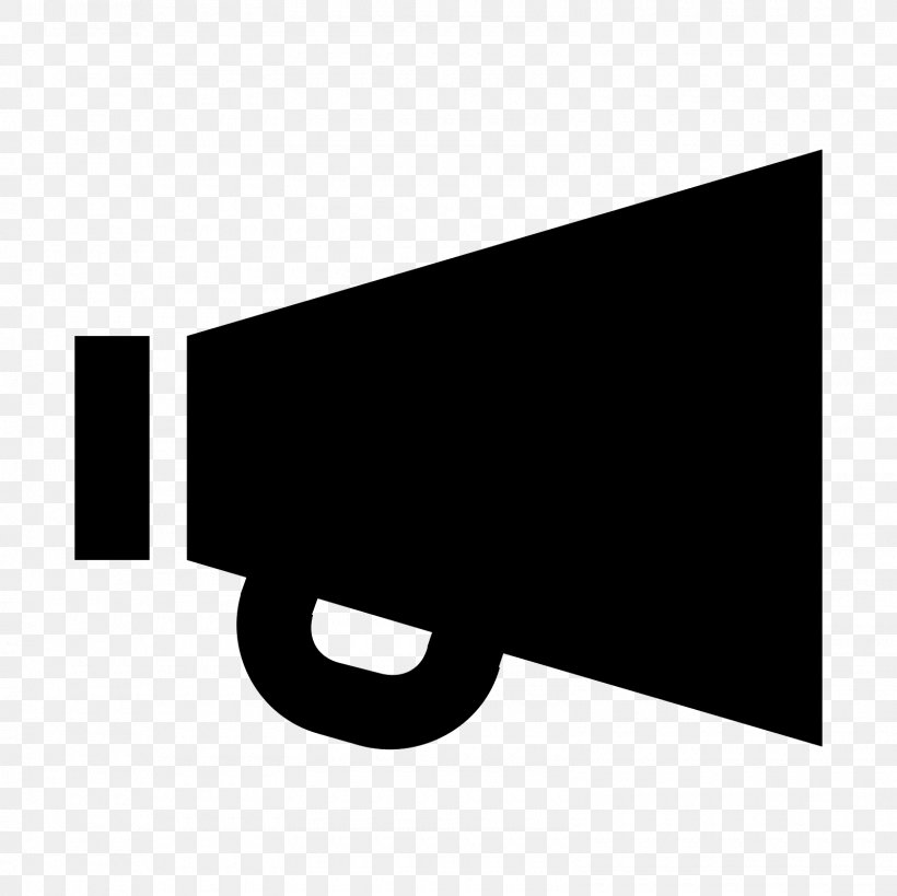 Megaphone, PNG, 1600x1600px, Information, Black, Black And White, Brand, Logo Download Free