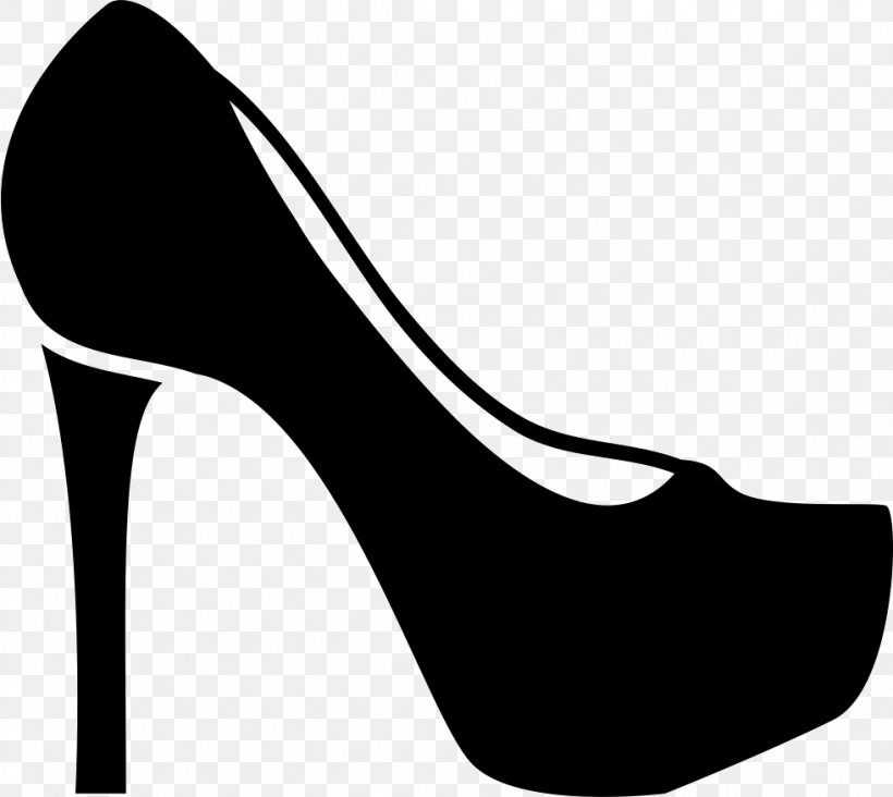 High-heeled Shoe Stiletto Heel, PNG, 981x876px, Highheeled Shoe, Absatz, Basic Pump, Black, Black And White Download Free