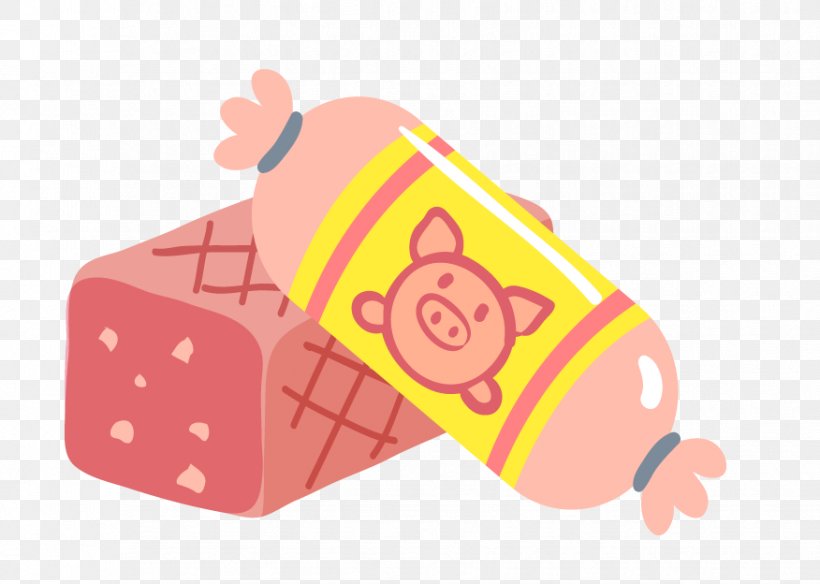 Sausage Ham, PNG, 876x624px, Sausage, Cartoon, Drawing, Food, Ham Download Free