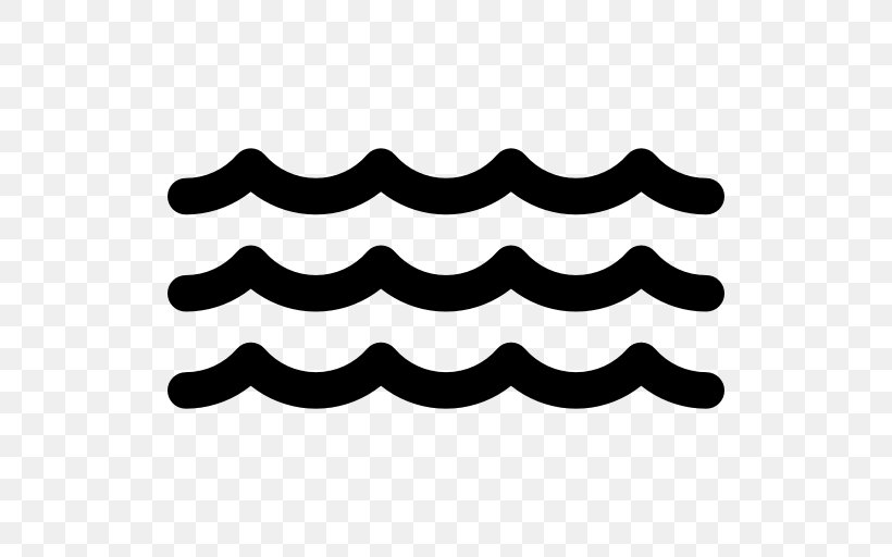 Wave, PNG, 512x512px, Wave, Area, Black, Black And White, Computer Font Download Free