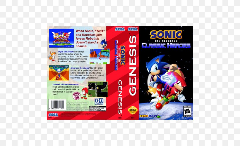 PlayStation 2 Sonic Heroes Sonic The Hedgehog 2 Sonic & Knuckles, PNG, 500x500px, Playstation 2, Display Advertising, Electronic Device, Gadget, Games Download Free