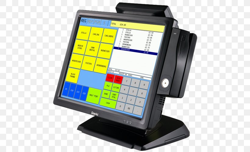 Cash Register Point Of Sale Till Roll Retail Barcode Scanners, PNG, 500x500px, Cash Register, Barcode Scanners, Cafe, Cash, Communication Download Free