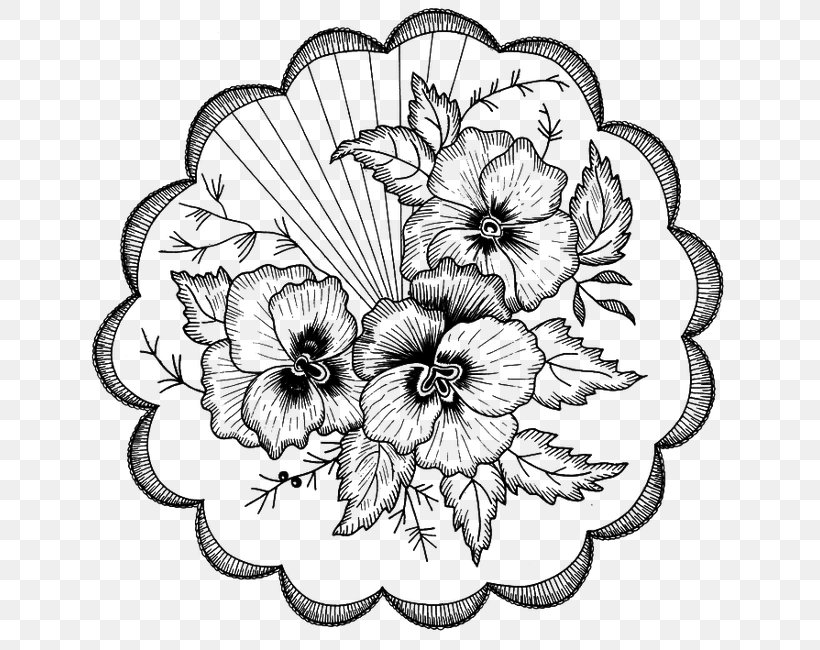 Drawing Embroidery Motif Coloring Book Pattern, PNG, 650x650px, Drawing, Art, Artwork, Black And White, Coloring Book Download Free