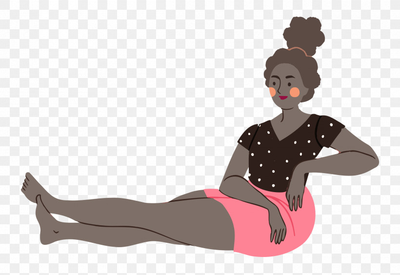 Relaxing Lady Woman, PNG, 2500x1722px, Relaxing, Arm Architecture, Arm Cortexm, Cartoon, Girl Download Free