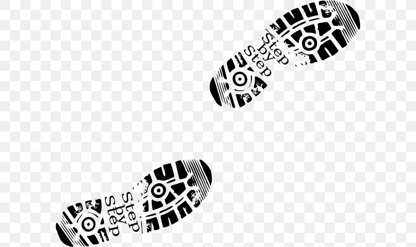 Shoe Footprint Boot Sneakers Clip Art, PNG, 600x488px, Shoe, Black And White, Boot, Brand, Converse Download Free