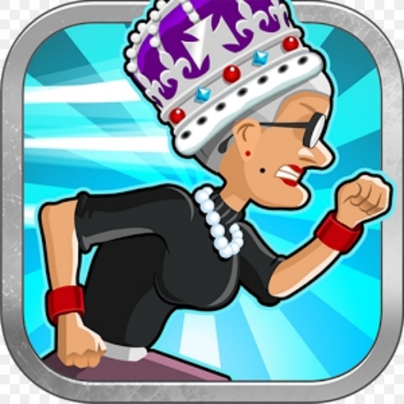 Angry Gran Run, PNG, 1024x1024px, Angry Gran Run Running Game, Android, App Store, Collect Coins, Finger Download Free