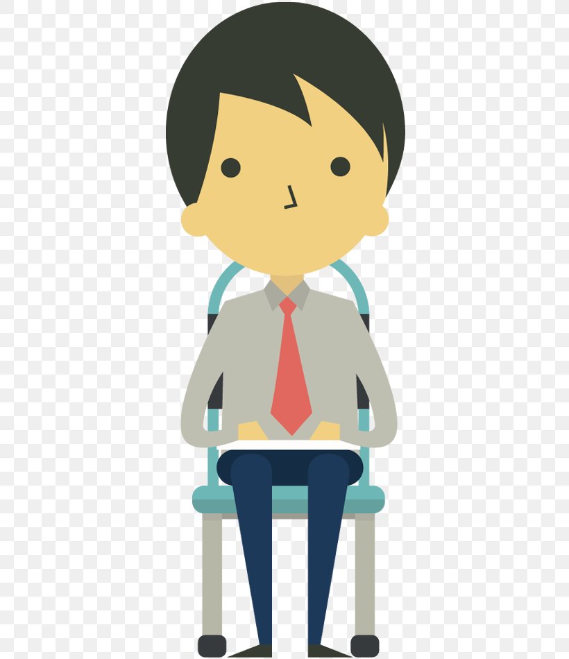 Clip Art Chair Cartoon Illustration Sitting, PNG, 350x950px, Chair, Art, Boy, Business, Businessperson Download Free