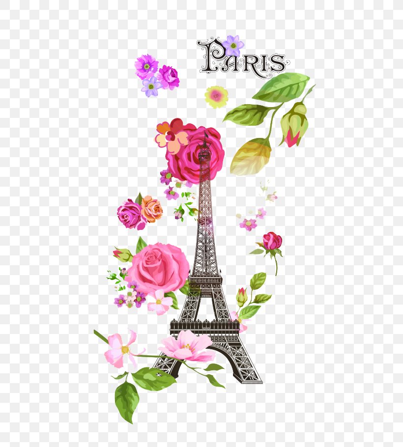 Eiffel Tower Free Shop Euclidean Vector, PNG, 561x910px, Eiffel Tower, Branch, Coreldraw, Cut Flowers, Flora Download Free