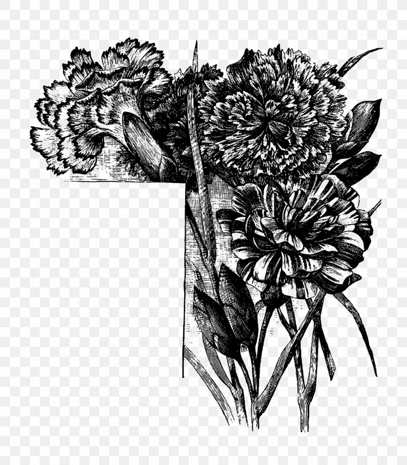 Flower Visual Arts, PNG, 1398x1600px, Flower, Art, Black, Black And White, Carnation Download Free