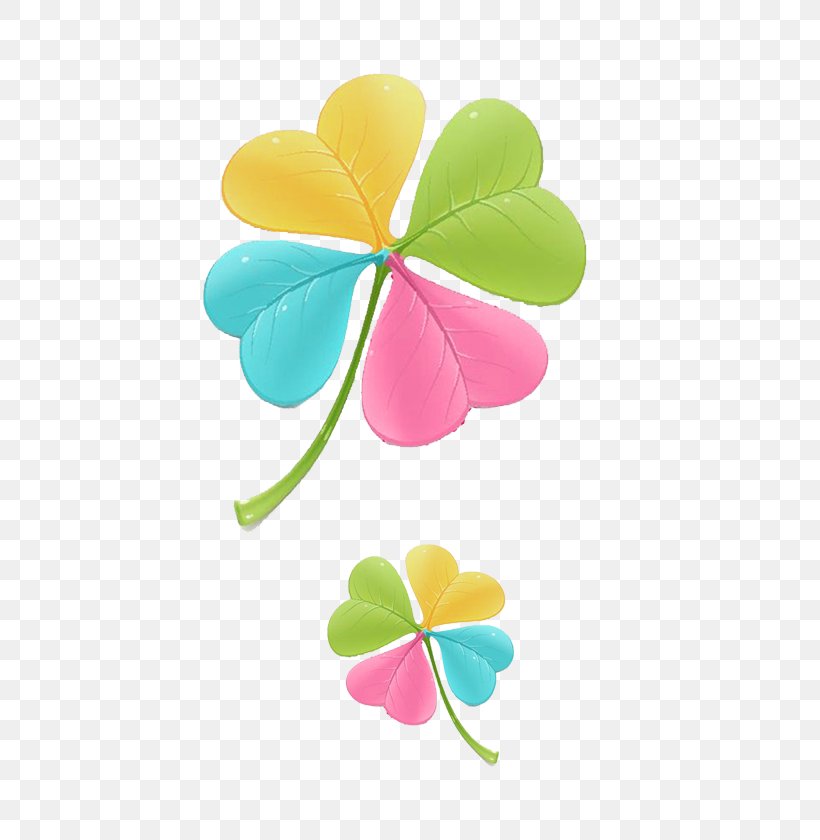 Four-leaf Clover Green, PNG, 560x840px, Fourleaf Clover, Clover, Color, Flower, Green Download Free