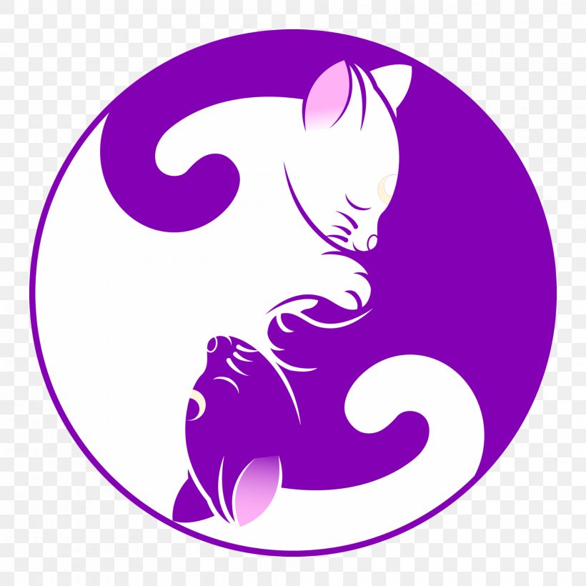 Kitten Cat Luna Artemis Yin And Yang, PNG, 2000x2000px, Kitten, Area, Art, Artemis, Black Cat Download Free
