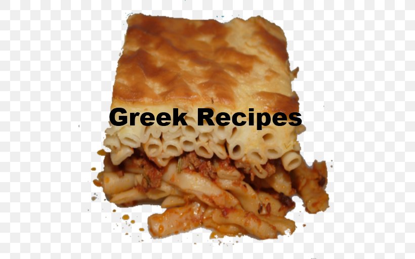 Pastitsio Greek Cuisine Greek Salad Timballo Recipe, PNG, 512x512px, Pastitsio, American Food, Barbecue, Bucatini, Cuisine Download Free