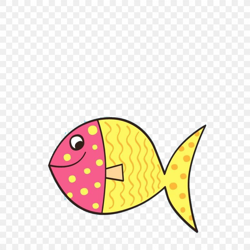 Cartoon Fish Royalty-free Illustration, PNG, 1000x1000px, Watercolor, Cartoon, Flower, Frame, Heart Download Free