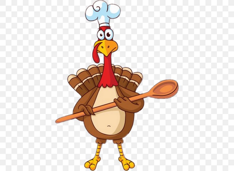 Turkey Meat Wedding Invitation Chef Thanksgiving, PNG, 435x600px, Turkey, Beak, Bird, Birthday, Cartoon Download Free