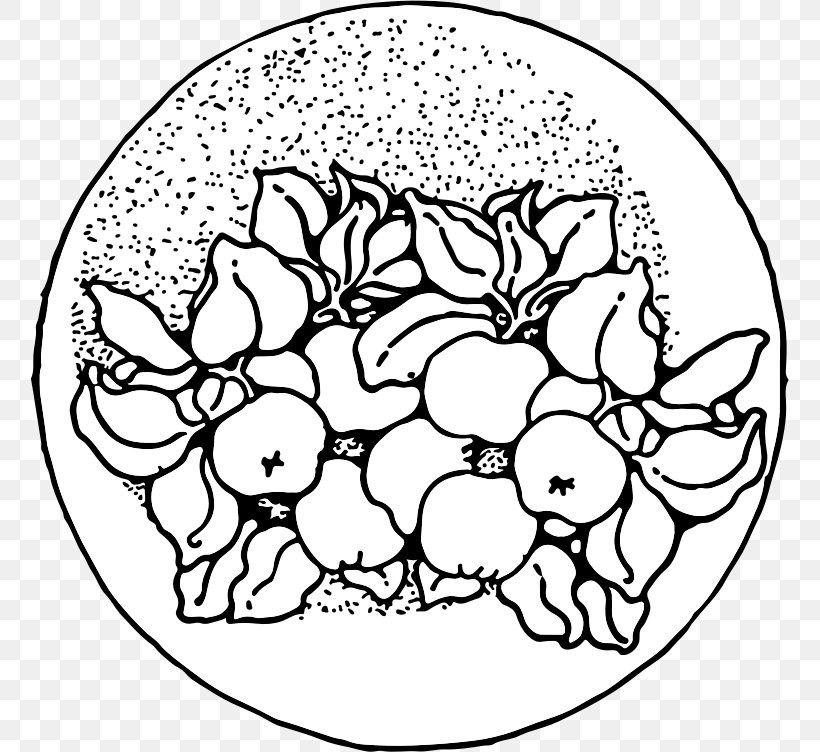 Visual Arts Moon Floral Design Clip Art, PNG, 759x752px, Visual Arts, Area, Art, Black And White, Drawing Download Free