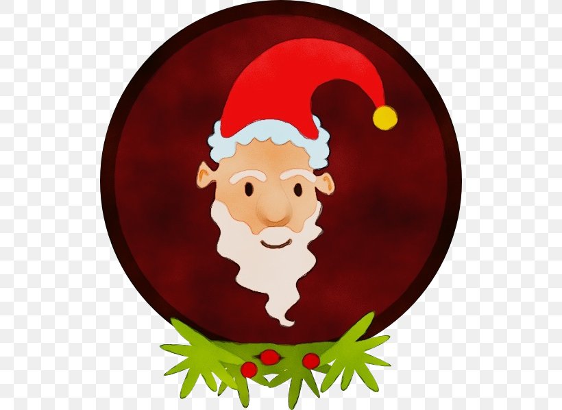 Santa Claus, PNG, 528x598px, Watercolor, Cartoon, Christmas, Christmas Elf, Fictional Character Download Free