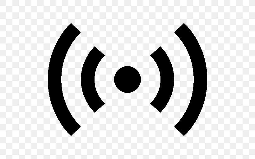 Wi-Fi Signal Internet, PNG, 512x512px, Wifi, Black, Black And White, Brand, Computer Network Download Free