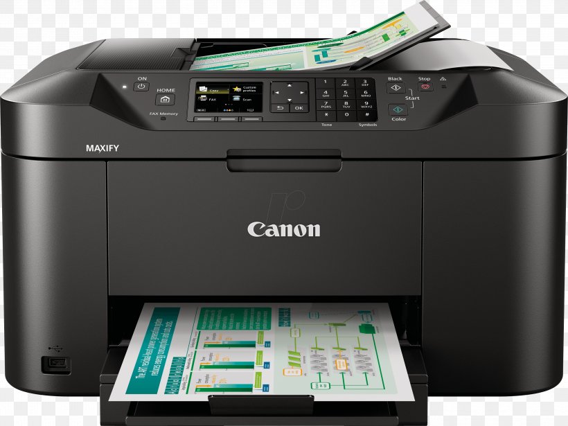 Multi-function Printer Inkjet Printing Canon MAXIFY MB2120, PNG, 2999x2250px, Multifunction Printer, Canon, Canon Maxify Mb2720, Color Printing, Duplex Printing Download Free