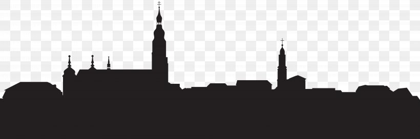New York City Silhouette Skyline Skyscraper, PNG, 8000x2656px, New York City, Black And White, Building, City, Landmark Download Free