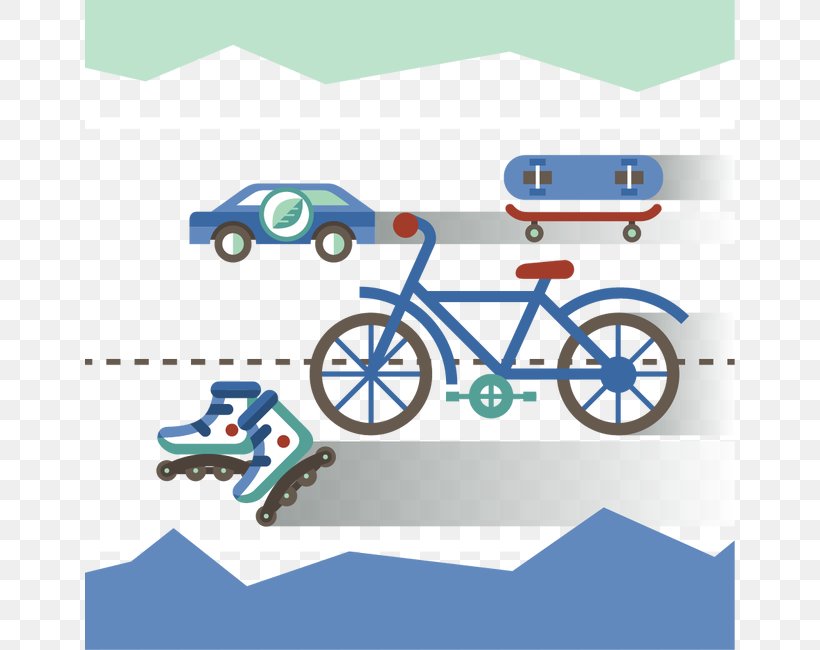 Illustration, PNG, 650x650px, Airplane, Area, Bicycle, Flat Design, Material Download Free