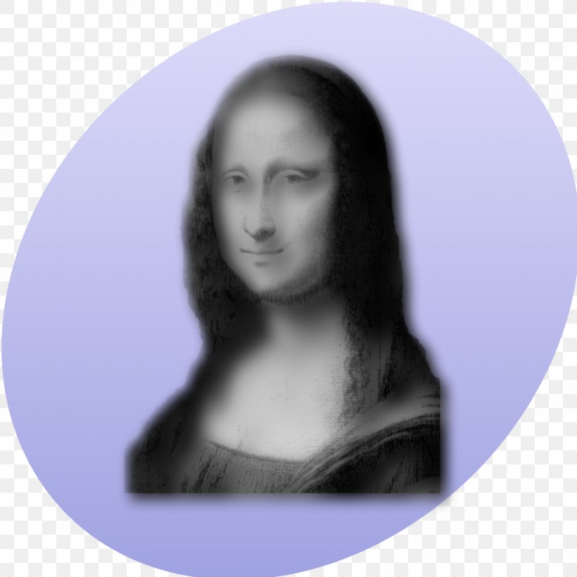 Mona Lisa Wikimedia Commons Grayscale, PNG, 1024x1024px, Watercolor, Cartoon, Flower, Frame, Heart Download Free